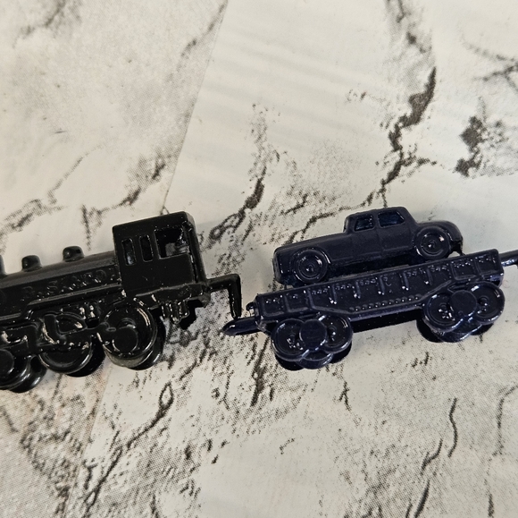 2 B. SHACKMAN, 1984 MINIATURE METAL TOY TRAIN SET Vintage - Picture 7 of 8